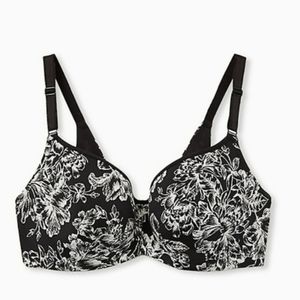 Torrid Floral Lightly Lined Balconet Bra